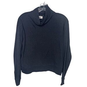 Pact Women's Charcoal Gray Mock Neck Sweatshirt - Small